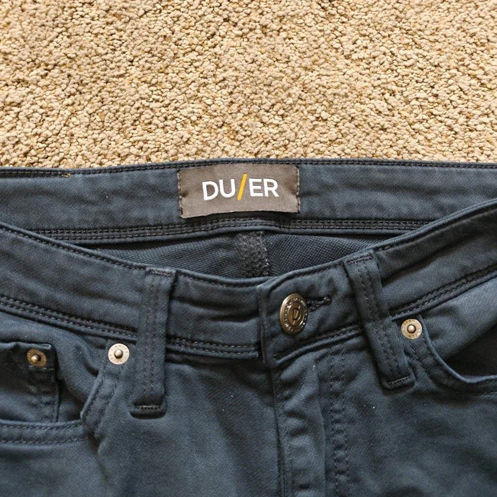 DU/ER Slim Fit Men’s Jeans in Navy Blue